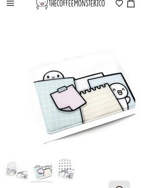 TheCoffeeMonsterzCo Paper Layers - Adhesive Sticky Pocket - Colour Papers